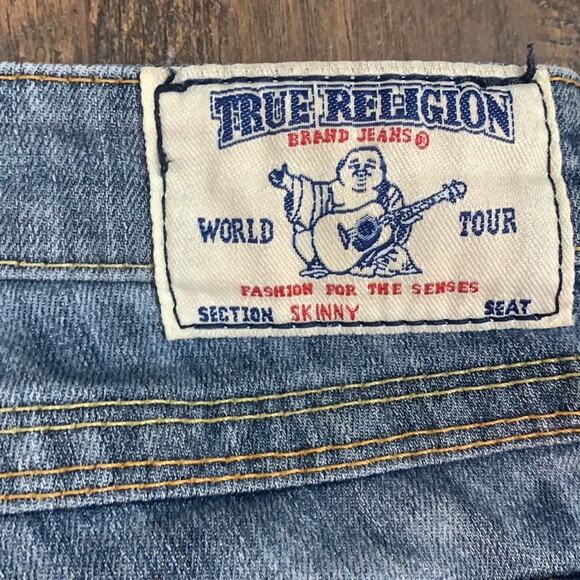 True Religion Back Flap Pocket Skinny Jeans - Picture 6 of 7